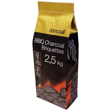 Древесный уголь брикет 2.5 kg Dancoal
