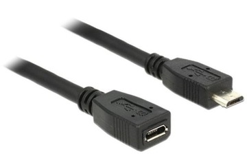 Delock USB-Verlängerungskabel-Micro-USB Тип B BIS Micro-USB Тип B - 1 м