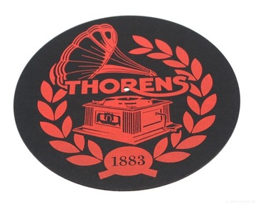Войлочный коврик для проигрывателя-логотип THORENS 1883
