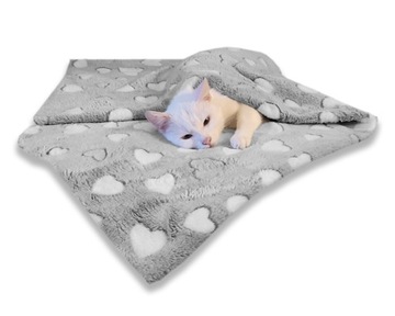 Флисовое одеяло для собак, кошек, щенков, 50x70, мягкие пушистые узоры