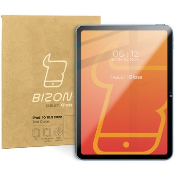 Закаленное защитное стекло для планшета Bizon для iPad 10 10,9 2022 Fast 2 шт