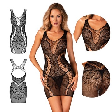 Сексуальне плаття Obsessive d608 Shaping Mesh sex shop plus size XXL