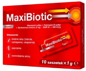 Maxibiotic мазь для рани садна опіки 10 САС.