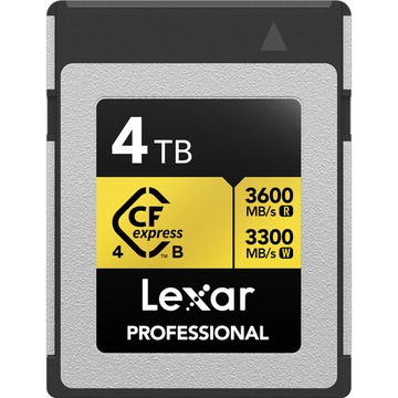 Карта памяти Lexar CFexpres 4.0 GOLD 4TB Type B (R3600 / W3300)