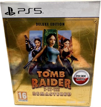 TOMB RAIDER I-II-III REMASTERED: DELUXE EDITION / PS5 / STEELBOOK