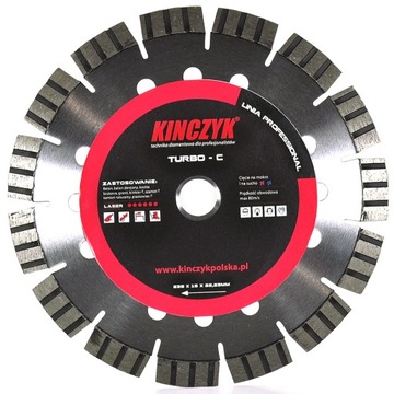 АЛМАЗНЫЙ ДИСК KINCZYK TURBO-C 350 ММ