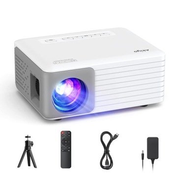 ЖК-проектор AKIYO O1Pro белый Full HD 1080P HDMI, USB