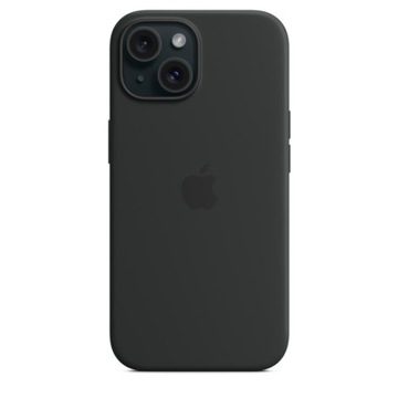 Apple iPhone 15 Silicone Case with MagSafe black Original Original ORG
