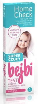 Home Check Bejbi, пластинчатый тест на беременность, 1 шт., Milapharm