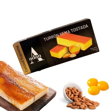 Нуга с яичным желтком Испания-Turrón Yema Tostada Suprema 200г Адан