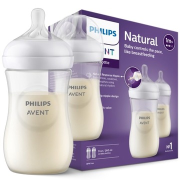 2 пляшки PHILIPS Avent Natural Response SCY903 / 02 260ml