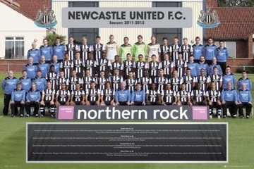 Плакат Newcastle United 2011/2012 91, 5x61 см