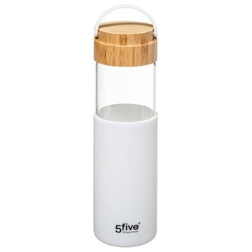 Бутылка для воды стеклянная бутылка для воды белый бамбук 0,55 л