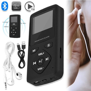 МИНИ ЦИФРОВОЙ РАДИО FM DAB + BLUETOOTH МУЗЫКАЛЬНЫЙ ПЛЕЕР С USB НАУШНИКИ