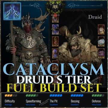 Diablo 4 IV CATACLYSM Druid Endgame Build набор S8 Belial's Return 1 GA