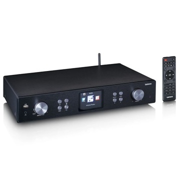 ИНТЕРНЕТ-РАДИО С DAB+, FM, MP3-ПЛЕЕРОМ И BLUETOOTH - ЧЕРНЫЙ LENCO