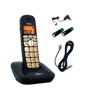 Бездротовий стаціонарний телефон MC6800 чорний