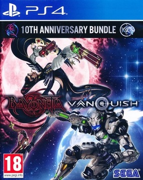 Bayonetta + Vanqiush дві нові ігри Blu-ray PS4 PS5