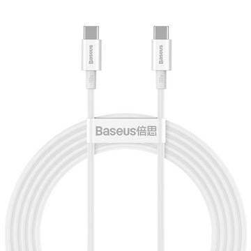 BASEUS высокоскоростной кабель USB-C/USB-C QC PD FCP 100 Вт мощный кабель для телефона 2 м