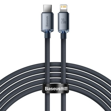 BASEUS высокоскоростной кабель USB-C-Lightning 20W 2M мощный