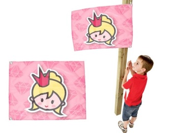 Флаг принцесса флагшток детская площадка JF