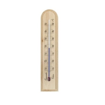 Кімнатний Аналоговий внутрішній дерев'яний термометр