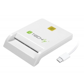 Считыватель контактных карт Techly USB-C / Samrt Card