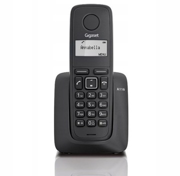 Gigaset A116 бездротовий телефон повний комплект Польська мова