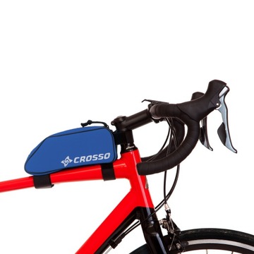 Велосипедная сумка Crosso Zipper TOP-синий цвет