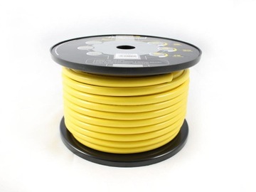 Голливудский силовой кабель 4GA 21MM2 желтый толстый