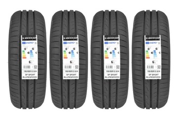 4 летние шины 195 / 65R15 DUNLOP SPORT BLURESPONSE 2024