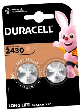 Литиевая батарея Duracell CR2430 2430 DL2430-2 шт
