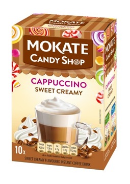 Кавовий напій кава капучіно солодка Піна Candy Shop 10T Mokate