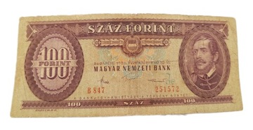 Старая банкнота 100 форинтов, возможно, 1984 Венгрия