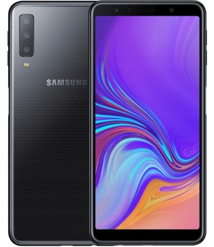 SAMSUNG GALAXY A7 2018 64GB / KL. A + / смартфон / чорний