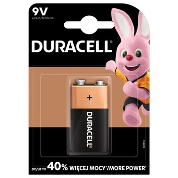 Лужна батарея DURACELL 6LR61 MN1604 9V 1шт