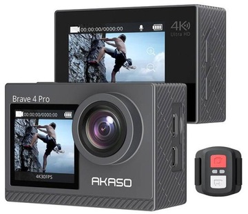 Akaso Brave 4 Pro спортивная камера 5xzoom 20MP WiFi