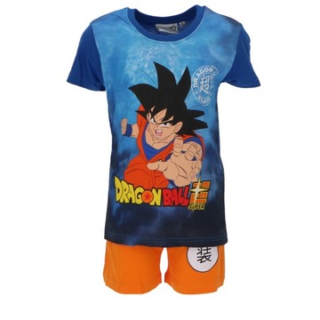 ПИЖАМА DRAGON BALL, ФУТБОЛКА ДЛЯ МАЛЬЧИКОВ, ШОРТЫ, ХЛОПКОВЫЙ ДЕТСКИЙ СПОРТИВНЫЙ КОСТЮМ GOKU
