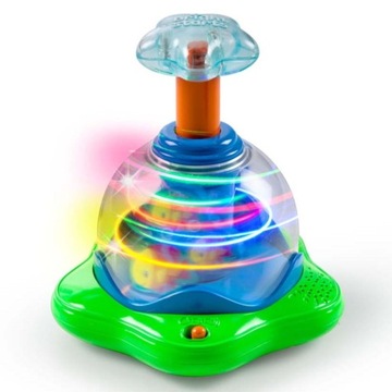 Яскраві старти інтерактивна іграшка світиться Дзига Press & Glow Spinner