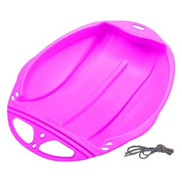 Сверхмощные снегоходы Heavy Duty Kids Toboggan Sledge Luge Winter Pink