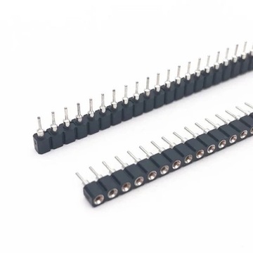 Прецизионная шпилька-goldpin штекер 1шт - 40 pin-шаг 2,54 мм