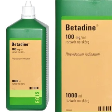 Бетадин 100 мг / мл, розчин для шкіри, 1000 мл