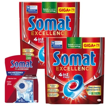 2X ТАБЛЕТКИ ДЛЯ ПОСУДОМИЙНОЇ МАШИНИ SOMAT EXCELLENCE 75 MYC 150 ШТ.