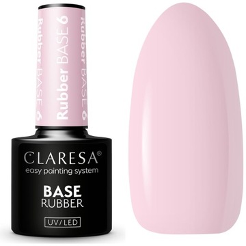 Claresa Rubber Base 6 Hybrid для ногтей UV / LED