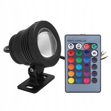 ПІДВОДНА ЛАМПА З ДИСТАНЦІЙНИМ УПРАВЛІННЯМ RGB LED BASE
