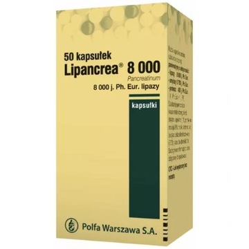 LIPANCREA 8000 - 50 капсул