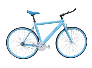 Міський велосипед Fixed bike freewheel Blue 25