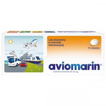 Aviomarin 50 мг, 10 табл подорожі пересування