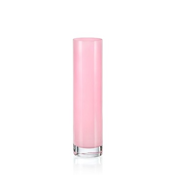 ВАЗа рожевий вузький 24 см Богемія Crystalex