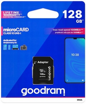 Карта пам'яті micro SD XC 128 ГБ GOODRAM CLASS 10